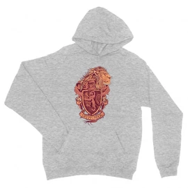 Sportszürke Harry Potter unisex kapucnis pulóver - Gryffindor