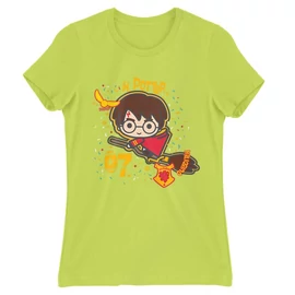 Almazöld Harry Potter női rövid ujjú póló - H. Potter 07