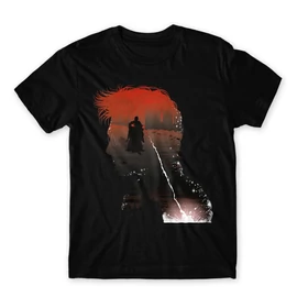 Fekete Harry Potter gyerek rövid ujjú póló - Harry silhouette