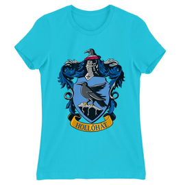 Atollkék Harry Potter női rövid ujjú póló - Hollóhát Logo