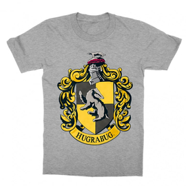 Sportszürke Harry Potter gyerek rövid ujjú póló - Hugrabug Logo