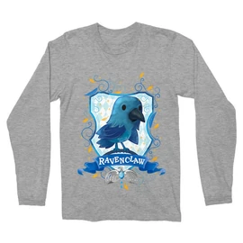 Sportszürke Harry Potter férfi hosszú ujjú póló - Ravenclaw Watercolor