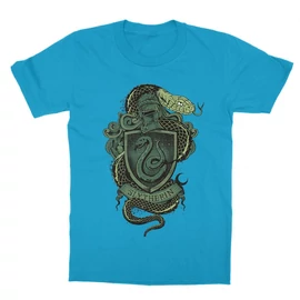 Atollkék Harry Potter gyerek rövid ujjú póló - Slytherin