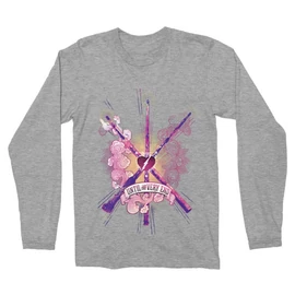 Sportszürke Harry Potter férfi hosszú ujjú póló - Until the very end