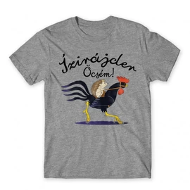 Sportszürke Magyar népmesék férfi rövid ujjú póló - Ízirájder öcsém