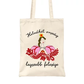 Fekete Magyar népmesék vászontáska - Legszebb feleség