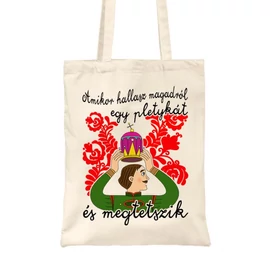 Homok Magyar népmesék vászontáska - Pletyka