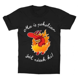 Fekete Magyar népmesék gyerek rövid ujjú póló - Pokolian jól nézek ki