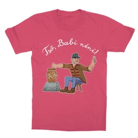 Pink Magyar Népmesék gyerek rövid ujjú póló - Tső Babi néni