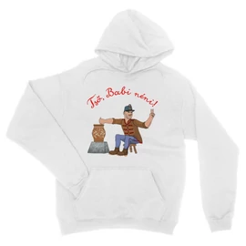 Magyar népmesék kapucnis pulóver - Tső Babi néni