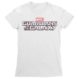 Fehér A galaxis őrzői női rövid ujjú póló - Guardians Simple Logo