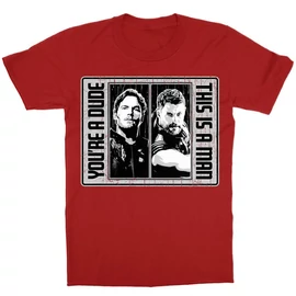 Piros A galaxis őrzői gyerek rövid ujjú póló - You’re a dude