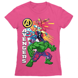 Pink Bosszúállók - Avengers női rövid ujjú póló - Avengers Group
