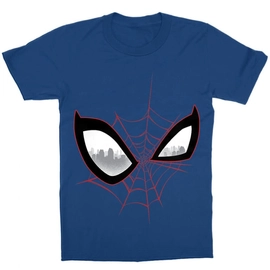 Királykék Pókember gyerek rövid ujjú póló - Spider-Man New York City
