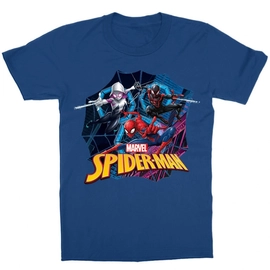 Királykék Pókember gyerek rövid ujjú póló - Spider-Man Comics