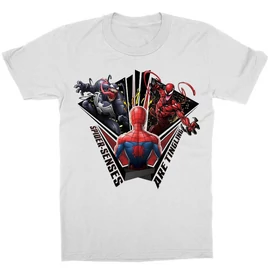 Fehér Pókember gyerek rövid ujjú póló - Spider Sense