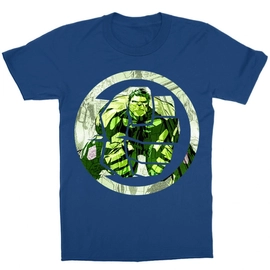 Királykék Bosszúállók gyerek rövid ujjú póló - Hulk Comics Logo