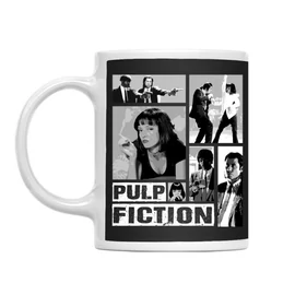 Fehér Ponyvaregény bögre - Pulp Fiction