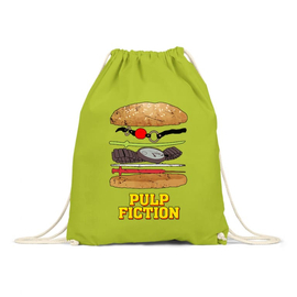 Almazöld Ponyvaregény tornazsák - Pulp Fiction burger