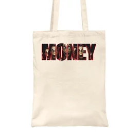 Fekete  A nagy pénzrablás vászontáska - Money