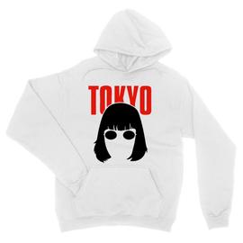 Fehér A nagy pénzrablás unisex kapucnis pulóver- Tokyo