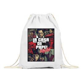 Fehér A nagy pénzrablás tornazsák - La casa de papel GTA