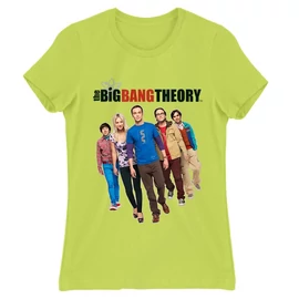 Almazöld Agymenők női rövid ujjú póló - BBT Team