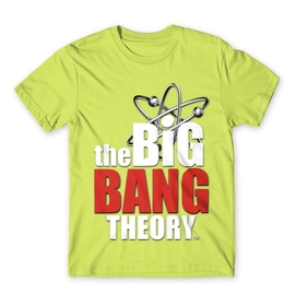 Almazöld Agymenők férfi rövid ujjú póló - The Big Bang Theory Logo