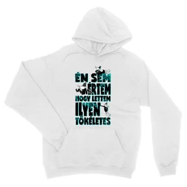 Fehér Bolondos dallamok unisex kapucnis pulóver - Dodó Kacsa tökéletes