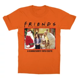 Narancs Jóbarátok gyerek rövid ujjú póló - A karácsonyi tatu esete