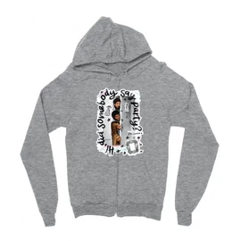 Sportszürke Jóbarátok zipzáros pulóver - Did somebody say party?