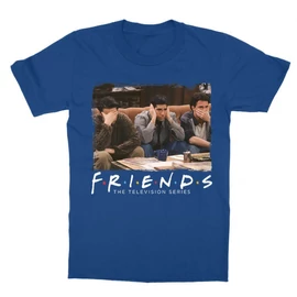 Királykék Jóbarátok gyerek rövid ujjú póló - Don't see, Don't hear, Don't speak