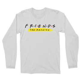 Fehér Jóbarátok férfi hosszú ujjú póló - Friends Reunion Logo