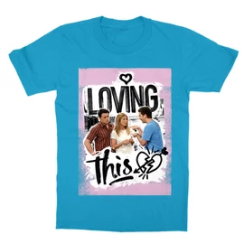 Atollkék Jóbarátok gyerek rövid ujjú póló - Friends - Loving this