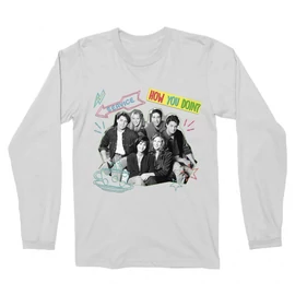 Fehér Jóbarátok férfi hosszú ujjú póló - How you doin? - Team