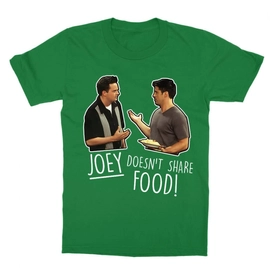 Zöld Jóbarátok gyerek rövid ujjú póló - Joey doesn't share food