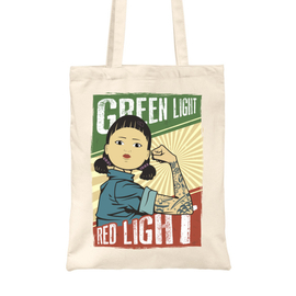Homok  Nyerd meg az életed vászontáska - Green light, Red light