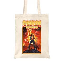 Fekete Stranger Things vászontáska - Eddie Munson Poster