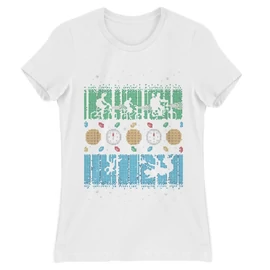 Fehér Stranger Things női rövid ujjú póló - Stranger Sweater