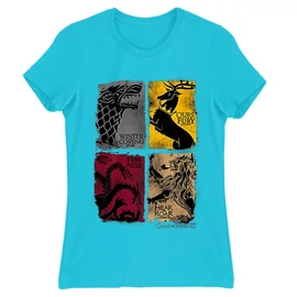 Almazöld Trónok harca női rövid ujjú póló