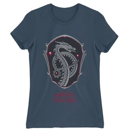 Denim Sárkányok háza női póló - Dragon Shield