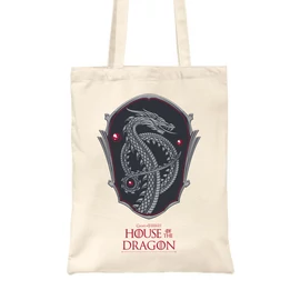 Fekete Sárkányok háza vászontáska - Dragon Shield