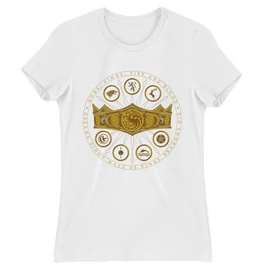 Fehér Sárkányok háza női póló - Fire and Blood