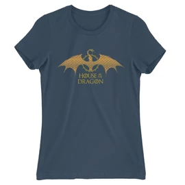 Denim Sárkányok háza női póló - Gold Dragon