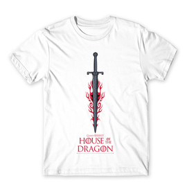 Fehér Sárkányok háza férfi póló - House of the Dragon Sword