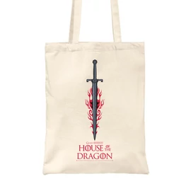 Homok Sárkányok háza vászontáska - House of the Dragon Sword