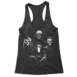 Fekete Star Wars női trikó - A Sötét oldal mesterei