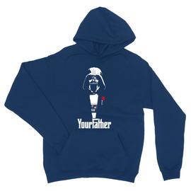 Királykék Star Wars unisex kapucnis pulóver - Keresztapád