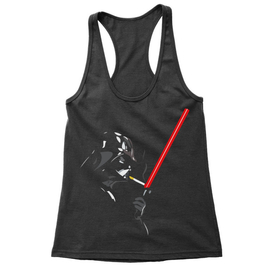 Fekete Star Wars női trikó - Darth Vader loose