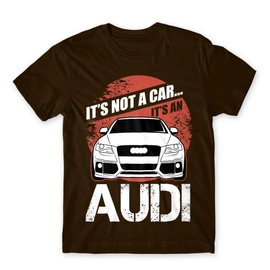 Barna Audi férfi rövid ujjú póló - It’s not a car Audi A4